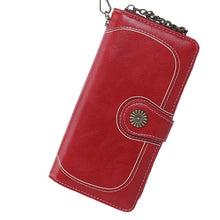 Load image into Gallery viewer, Drawstring Leather Women Wallet