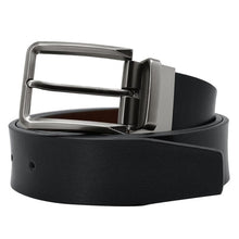 Load image into Gallery viewer, Black Leather Men Belt