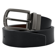 Load image into Gallery viewer, Black Leather Men Belt