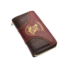 Load image into Gallery viewer, Harry Potter Letter Zipper Leather Women Wallet