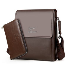 Load image into Gallery viewer, Leather Men Small Briefcase