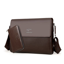 Load image into Gallery viewer, Leather Men Small Briefcase