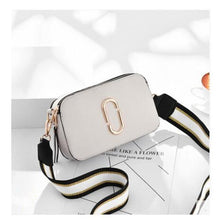 Load image into Gallery viewer, Canvas Strap PU Leather Women Handbag