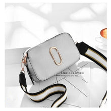 Load image into Gallery viewer, Canvas Strap PU Leather Women Handbag