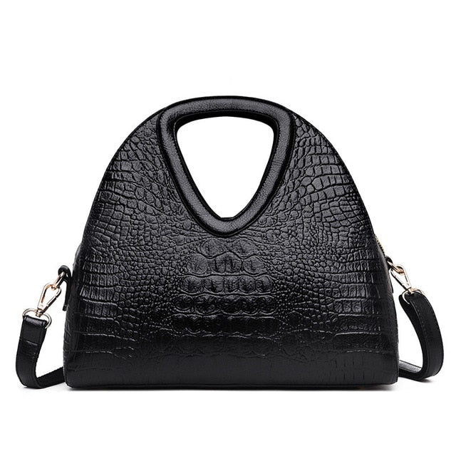Half Moon Luxury Leather Women Bag