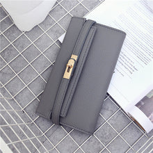Load image into Gallery viewer, Orange Leather Women Wallet