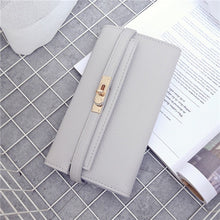 Load image into Gallery viewer, Orange Leather Women Wallet