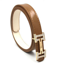Load image into Gallery viewer, Slender PU Leather Women Belt