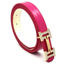 Load image into Gallery viewer, Slender PU Leather Women Belt