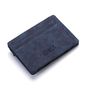 Ultra Thin Mini PU Leather Men Wallet