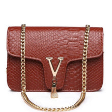 Load image into Gallery viewer, Chain Leather Women Spring Bag
