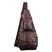 Load image into Gallery viewer, Retro Genuine Leather Men Crossbody Bag