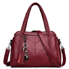 Load image into Gallery viewer, Vintage Soft Leather Women Shoulder Bag