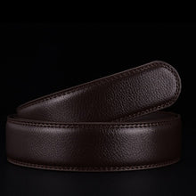 Load image into Gallery viewer, Buckle Brown Cow Leather Men Belt