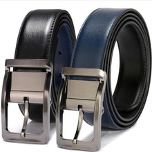 Load image into Gallery viewer, Black/Brown Men's Genuine Leather Men Belt