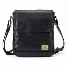 Load image into Gallery viewer, Leather Vintage Men Crossbody Briefcase