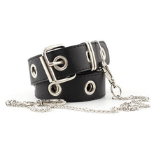 Load image into Gallery viewer, Chain Leather Women Belt