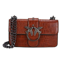 Load image into Gallery viewer, Sajose Chain Leather Women Shoulder Bag