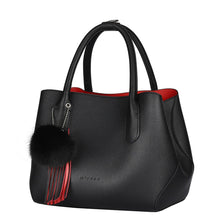 Load image into Gallery viewer, Black Vintage Leather  Women Handbag