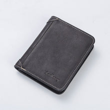Load image into Gallery viewer, Baellerry Vintage Leather Men Wallet