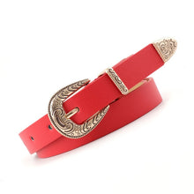 Load image into Gallery viewer, Buckle Leather Women Belt