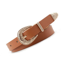 Load image into Gallery viewer, Buckle Leather Women Belt