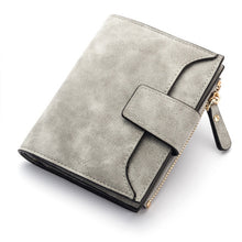 Load image into Gallery viewer, Hasp Small Zipper Leather Women Wallet