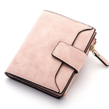 Load image into Gallery viewer, Hasp Small Zipper Leather Women Wallet
