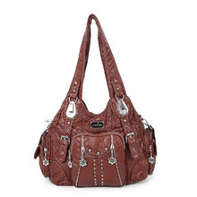 Load image into Gallery viewer, Angelkiss Soft PU Leather Women Shoulder Bag