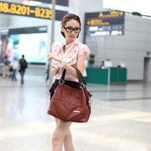 Load image into Gallery viewer, Versatile Vintage Soft PU Leather Women Handbag