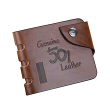 Load image into Gallery viewer, Baellerry Vintage Genuine Leather Men Wallet