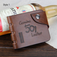 Load image into Gallery viewer, Baellerry Vintage Genuine Leather Men Wallet