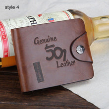 Load image into Gallery viewer, Baellerry Vintage Genuine Leather Men Wallet