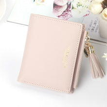Load image into Gallery viewer, Tassel Zipper Leather Women Wallet