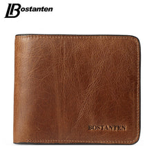 Load image into Gallery viewer, Bostanten Vintage Genuine Leather Men Wallet