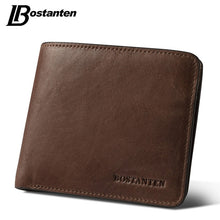 Load image into Gallery viewer, Bostanten Vintage Genuine Leather Men Wallet