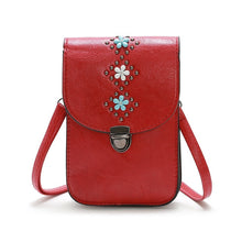Load image into Gallery viewer, Floral Casual Leather Women Crossbody Bag