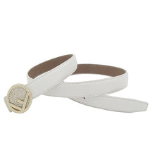Load image into Gallery viewer, Black Genuine Leather Women Belt