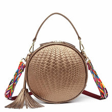 Load image into Gallery viewer, Round Genuine Leather Women Handbag