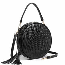 Load image into Gallery viewer, Round Genuine Leather Women Handbag