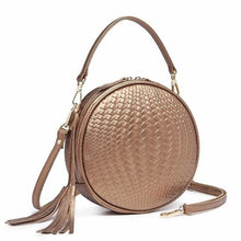 Load image into Gallery viewer, Round Genuine Leather Women Handbag