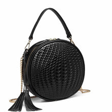 Load image into Gallery viewer, Round Genuine Leather Women Handbag