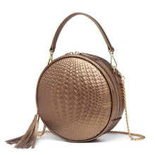 Load image into Gallery viewer, Round Genuine Leather Women Handbag