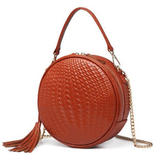Load image into Gallery viewer, Round Genuine Leather Women Handbag