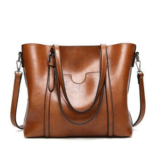 Load image into Gallery viewer, PU Leather Big Women Bag