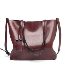 Load image into Gallery viewer, PU Leather Big Women Bag