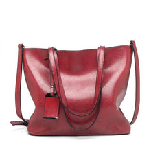 Load image into Gallery viewer, PU Leather Big Women Bag
