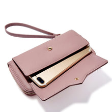 Load image into Gallery viewer, Solid Leather Woman Wallet