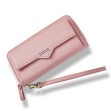 Load image into Gallery viewer, Solid Leather Woman Wallet