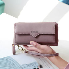 Load image into Gallery viewer, Solid Leather Woman Wallet